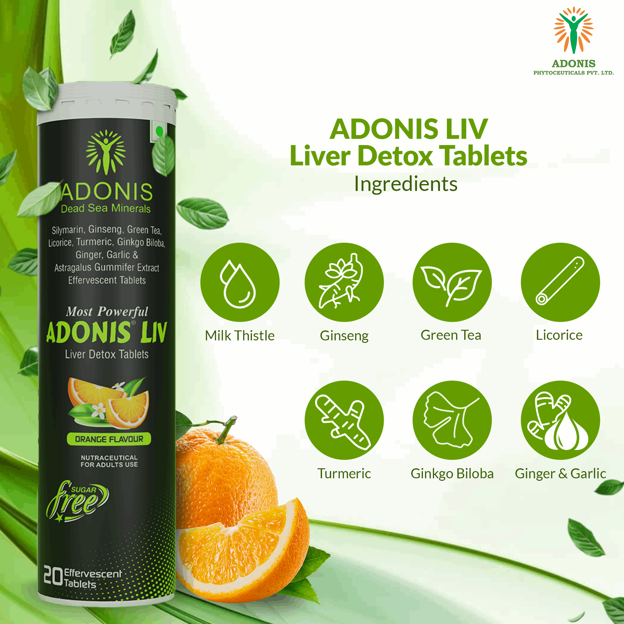 ADONIS LIV LIVER DETOX TABLETS (Buy 1 Get 1 Free)