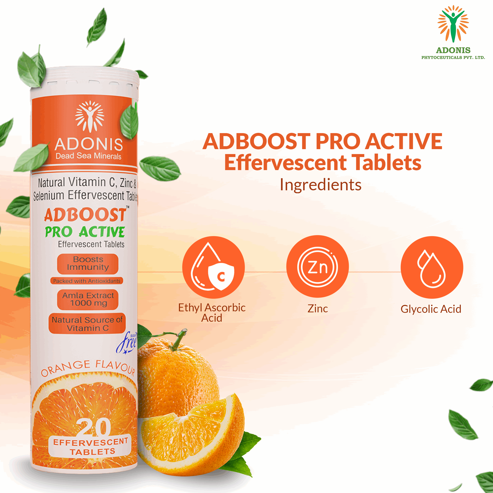 ADBOOST PRO ACTIVE EFFERVESCENT TABLETS