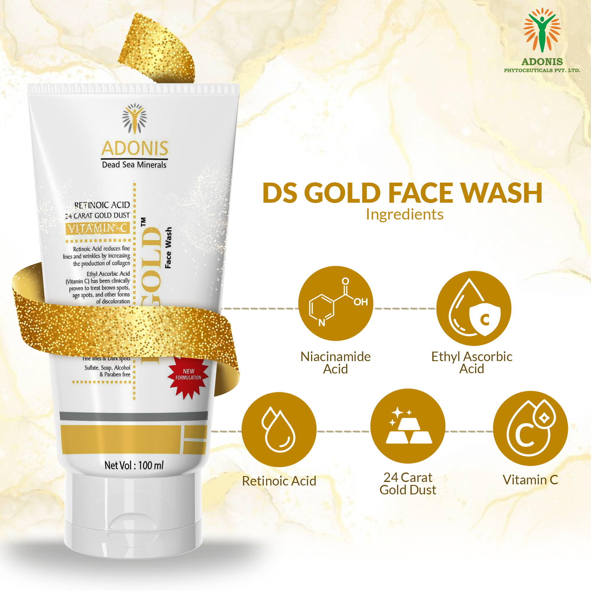 DS GOLD FACEWASH