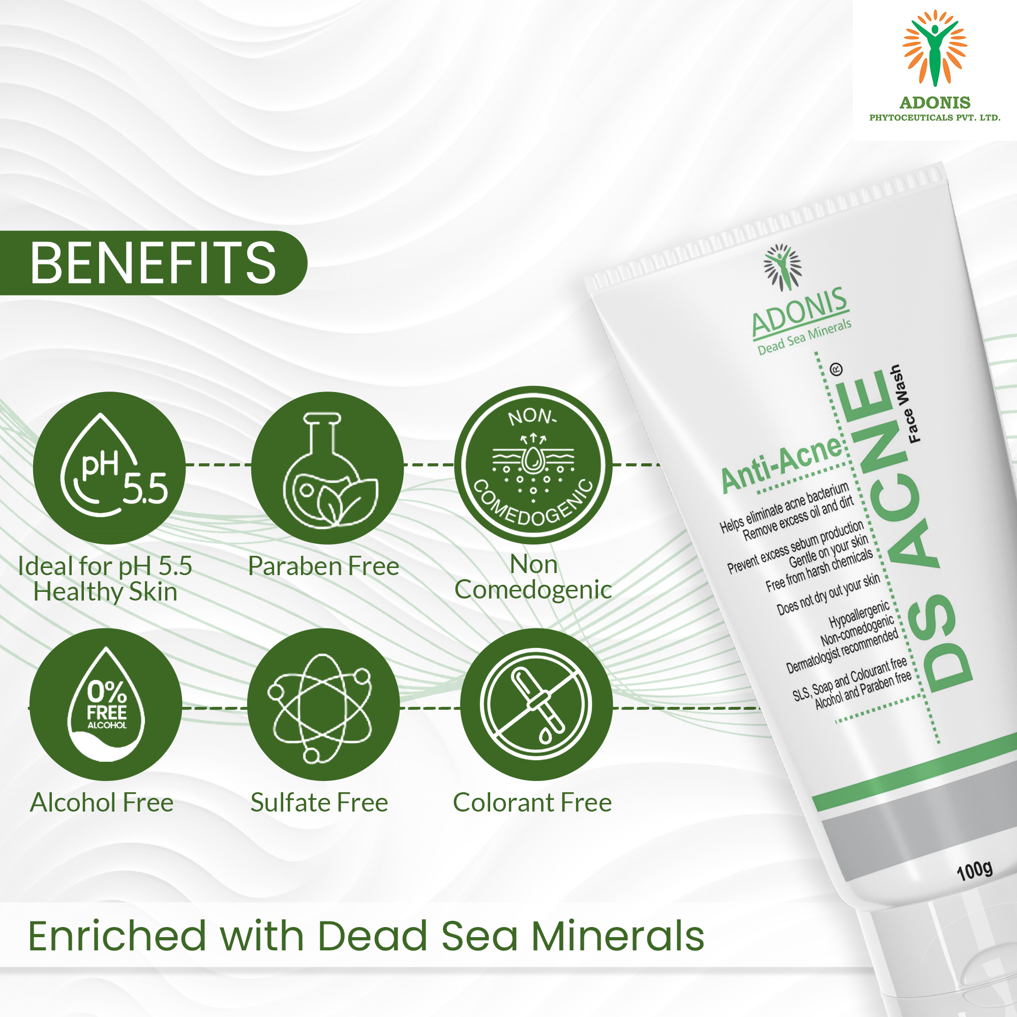 DS ANTI-ACNE FACEWASH