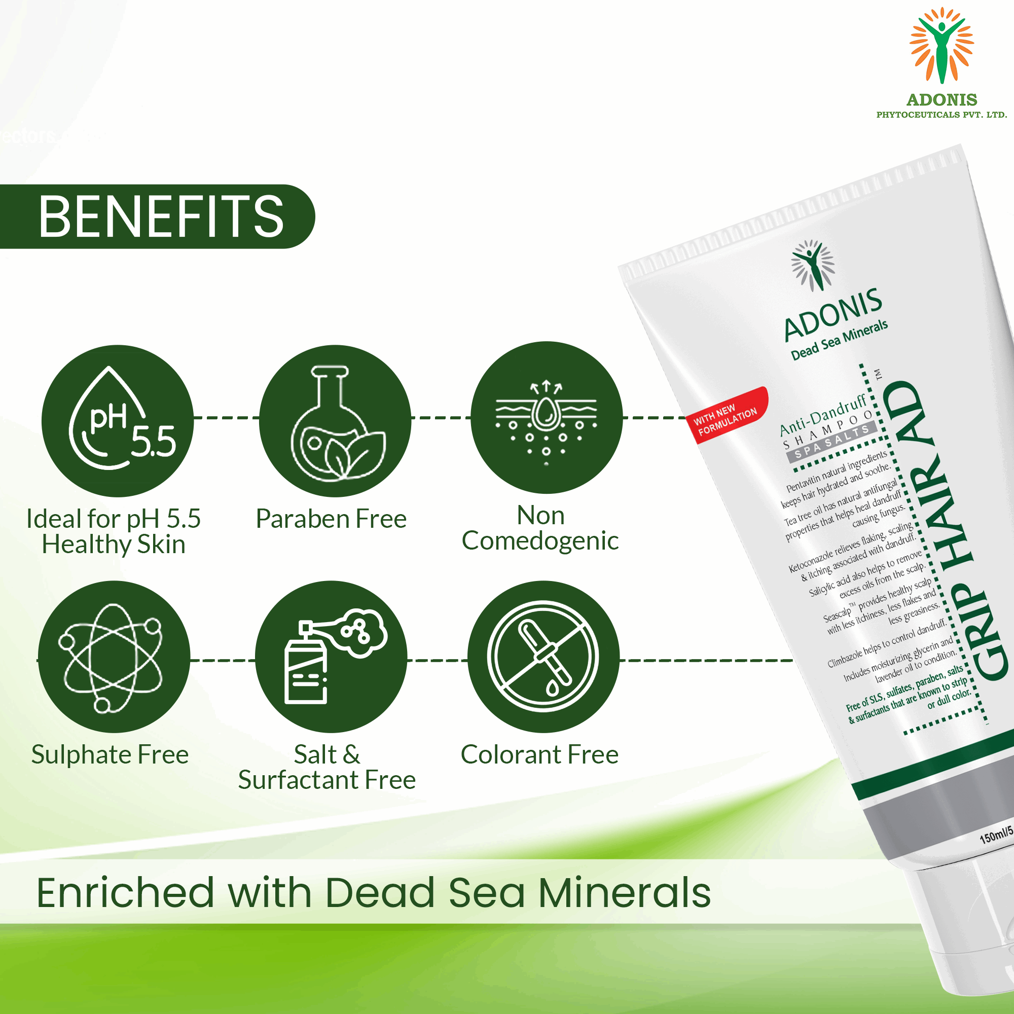 GRIP HAIR AD SHAMPOO