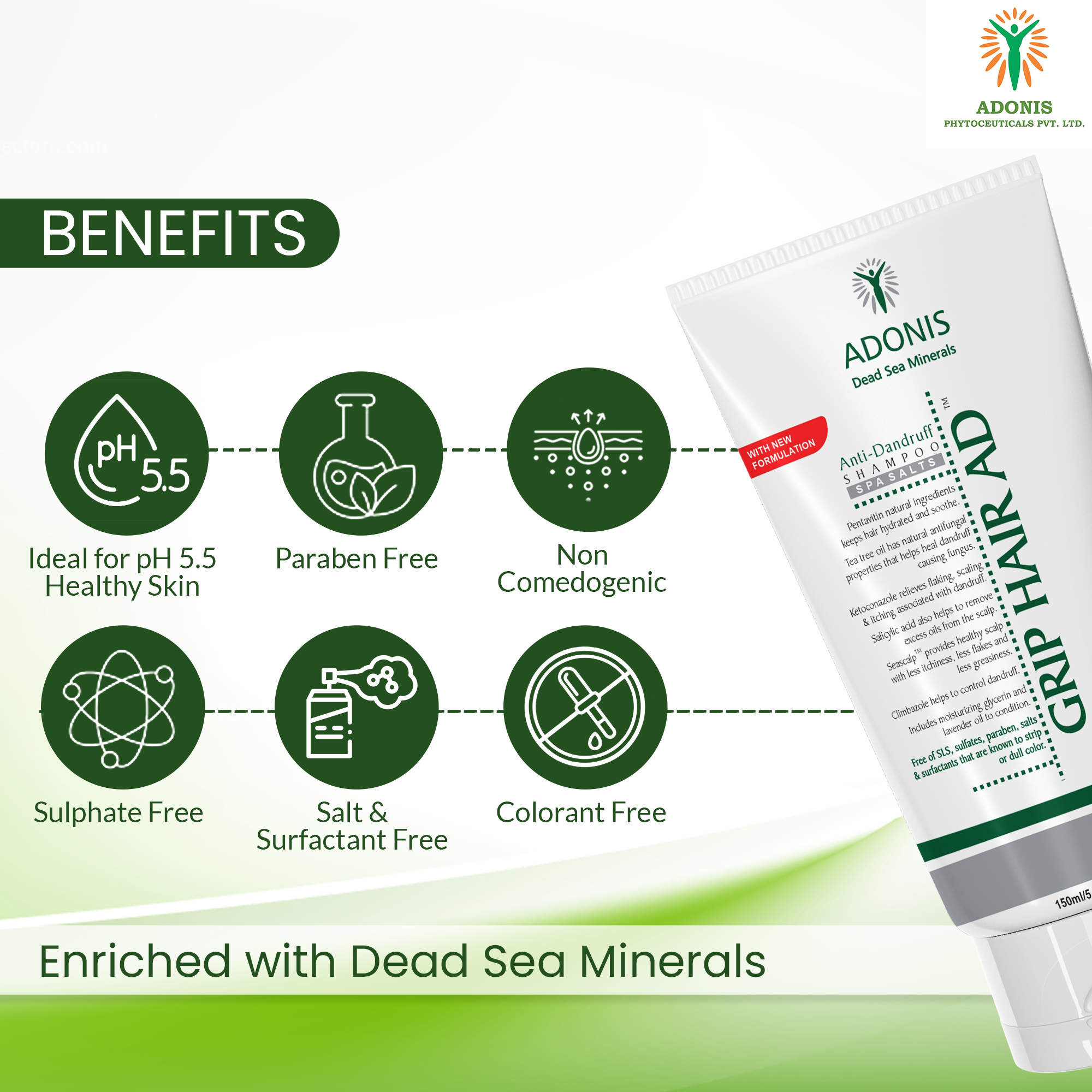 GRIP HAIR AD SHAMPOO