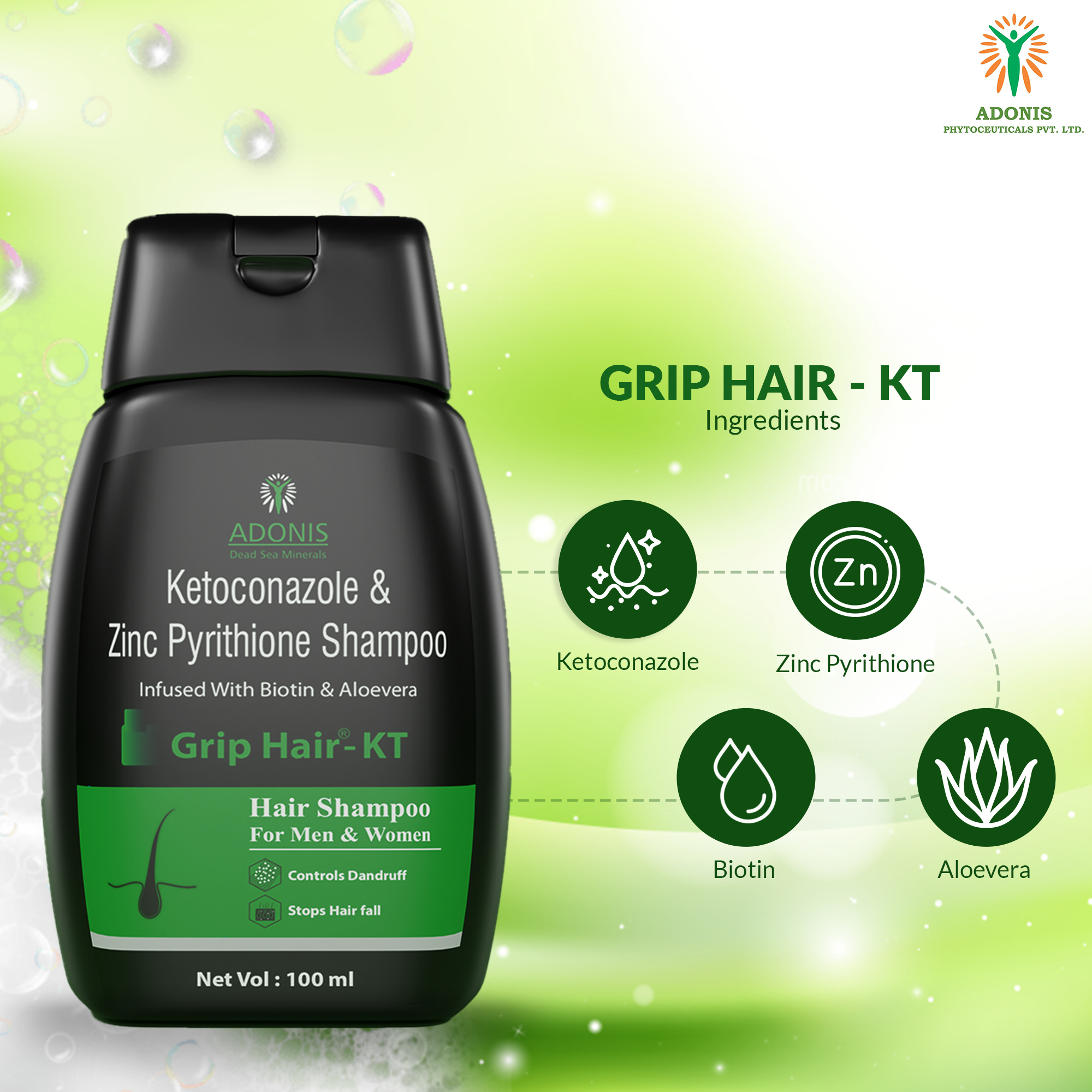 GRIP HAIR KT SHAMPOO