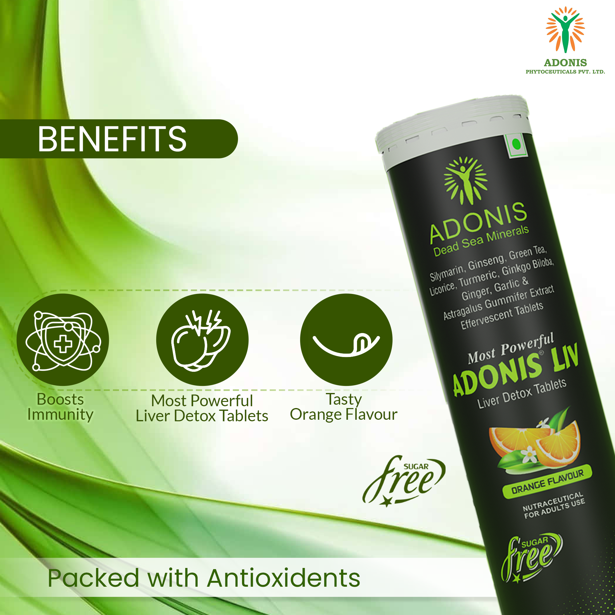 ADONIS LIV LIVER DETOX TABLETS (Buy 1 Get 1 Free)