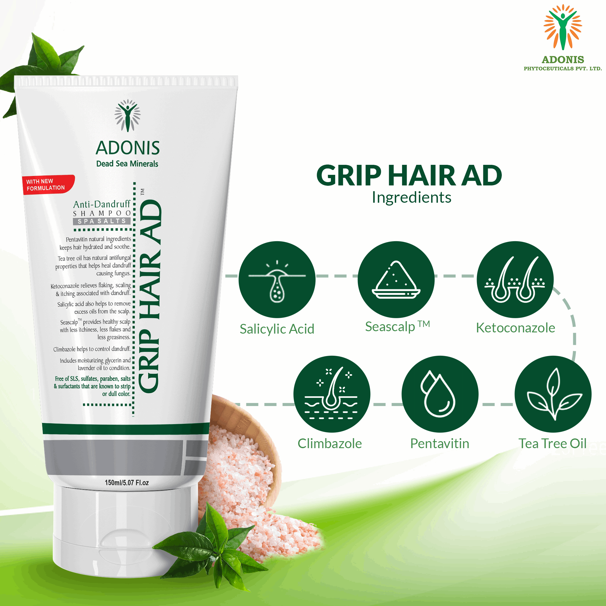GRIP HAIR AD SHAMPOO