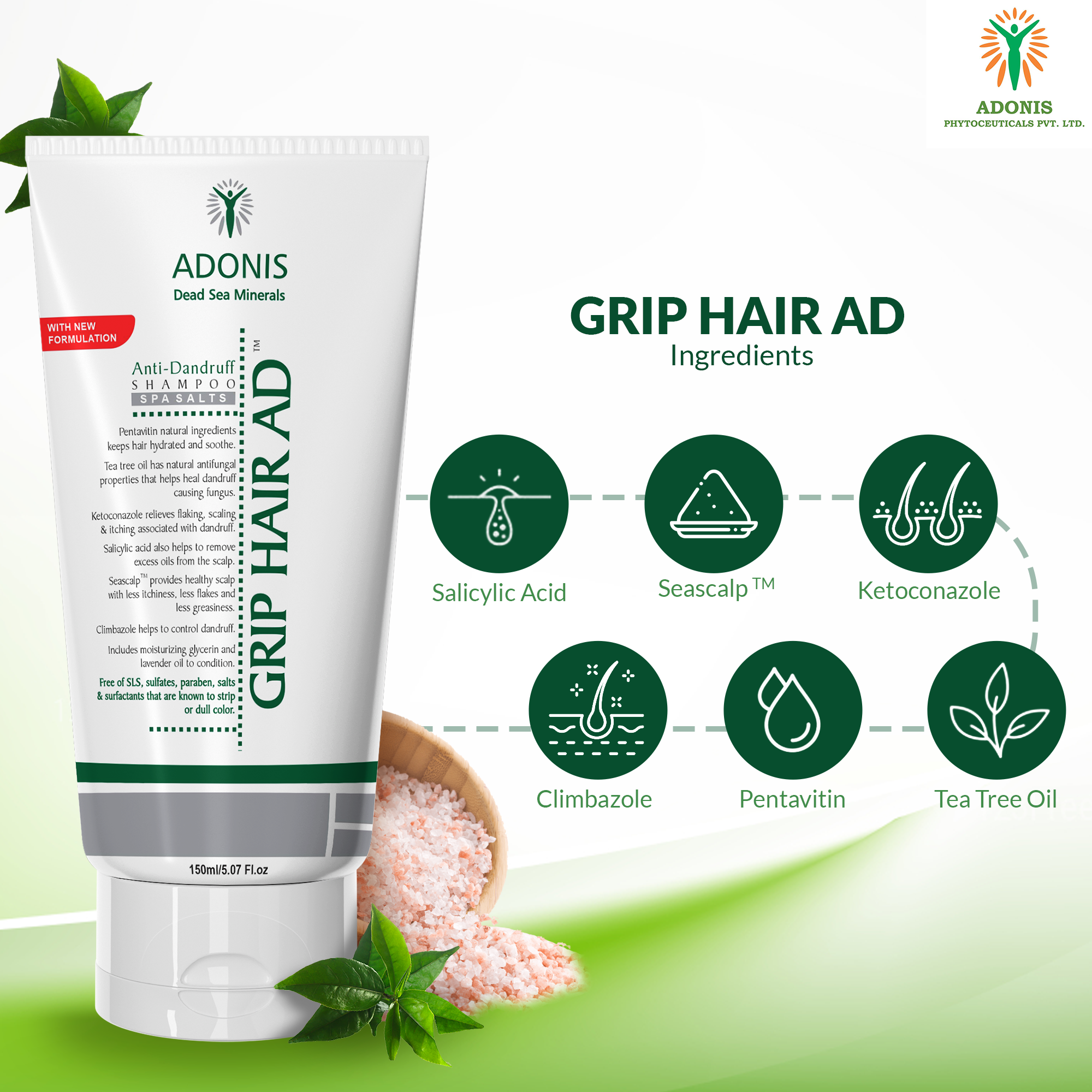 GRIP HAIR AD SHAMPOO