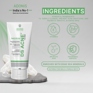 DS ANTI-ACNE FACEWASH | Acne Control Face Wash | Reduces Pimples, Blackheads & Excess Oil | For all skin types | Suitable for both men and women | 100ml
