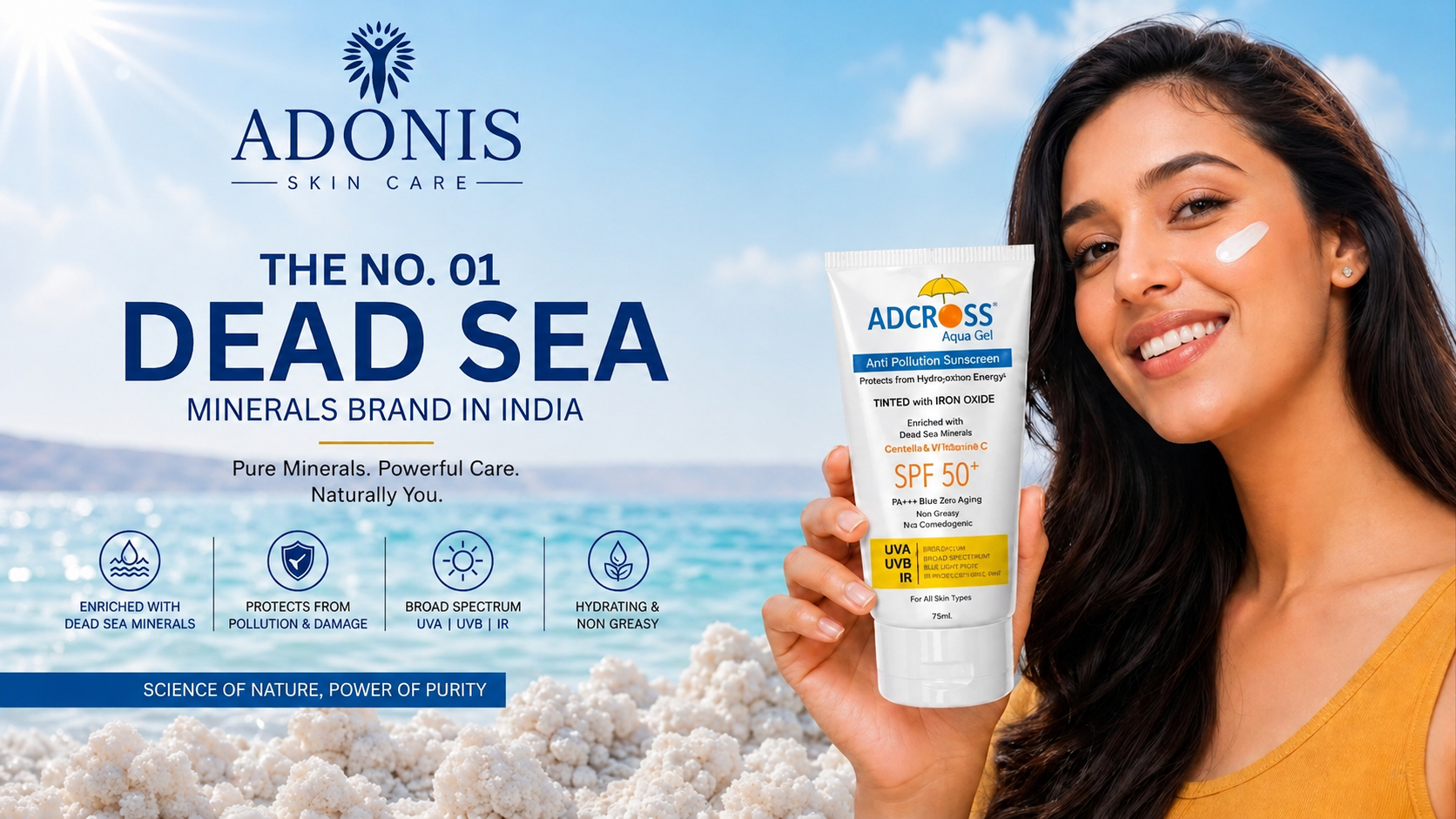 The No.01 Dead Sea Minerals Brand in India | Adonis