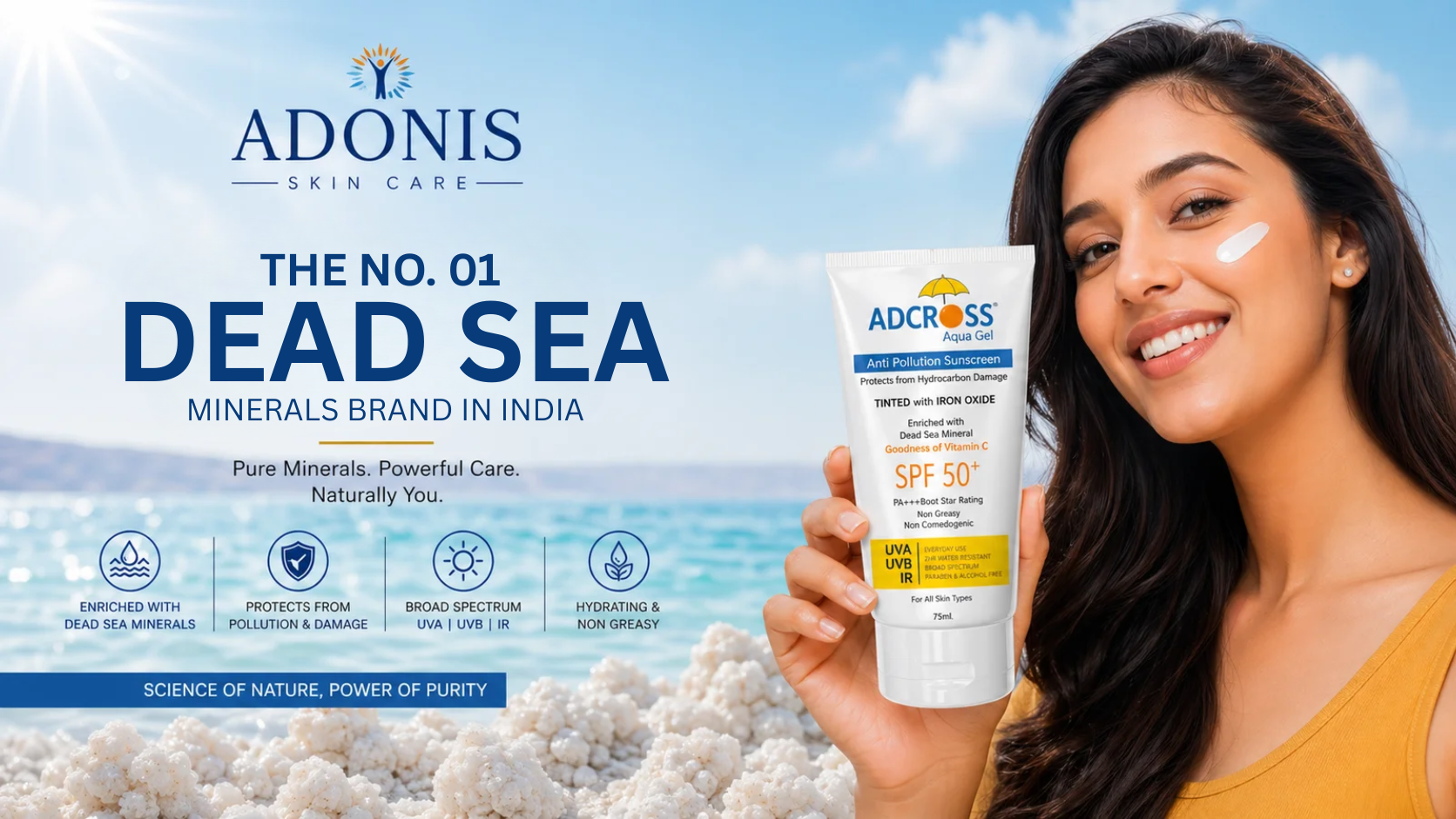 The No.01 Dead Sea Minerals Brand in India | Adonis