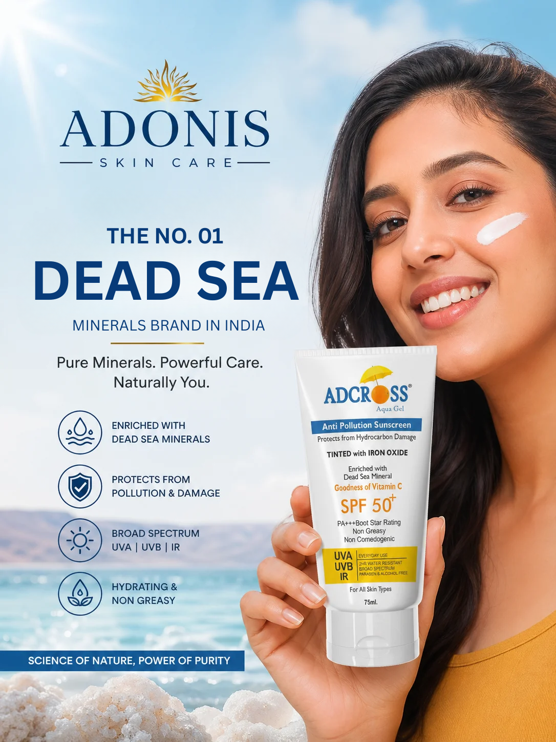 The No.01 Dead Sea Minerals Brand in India | Adonis