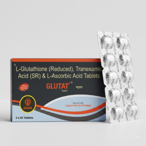 GLUTAT TABLET – Skin Brightening Supplement | L-Glutathione for Even Tone & Radiant Skin Per Strip 10 Tablets