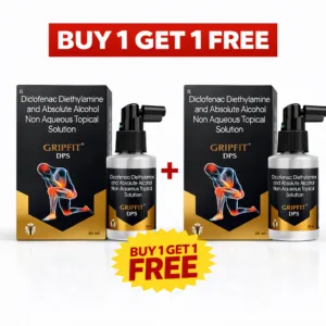 GRIPFIT DPS OIL (BUY 1 GET 1 FREE) | Joint & Muscle Pain Relief Oil | Reduces Inflammation, Swelling & Stiffness
