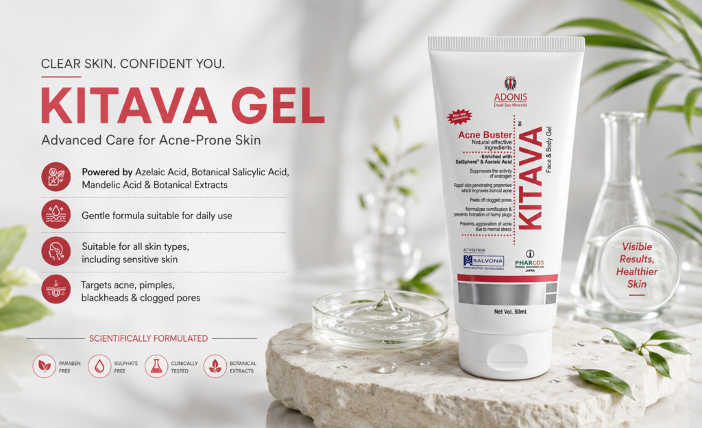 KITAVA GEL best acne gel for face