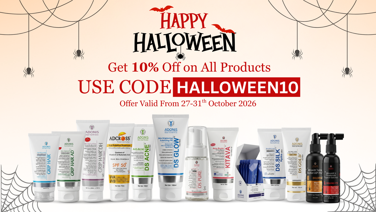 web banner halloween